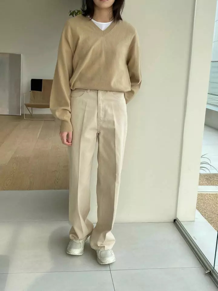 Woodsage - Korean Women Fashion - #momslook - Pudd Jeans - 6