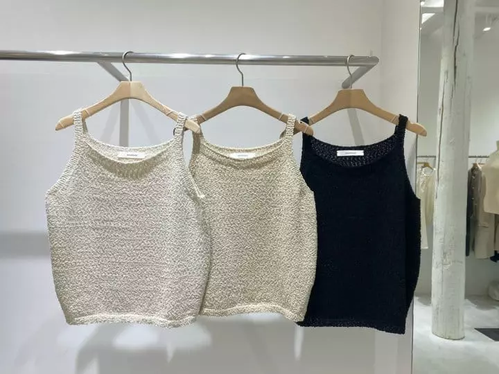 Woodsage - Korean Women Fashion - #momslook - Bubble Sleeveless Tee - 5
