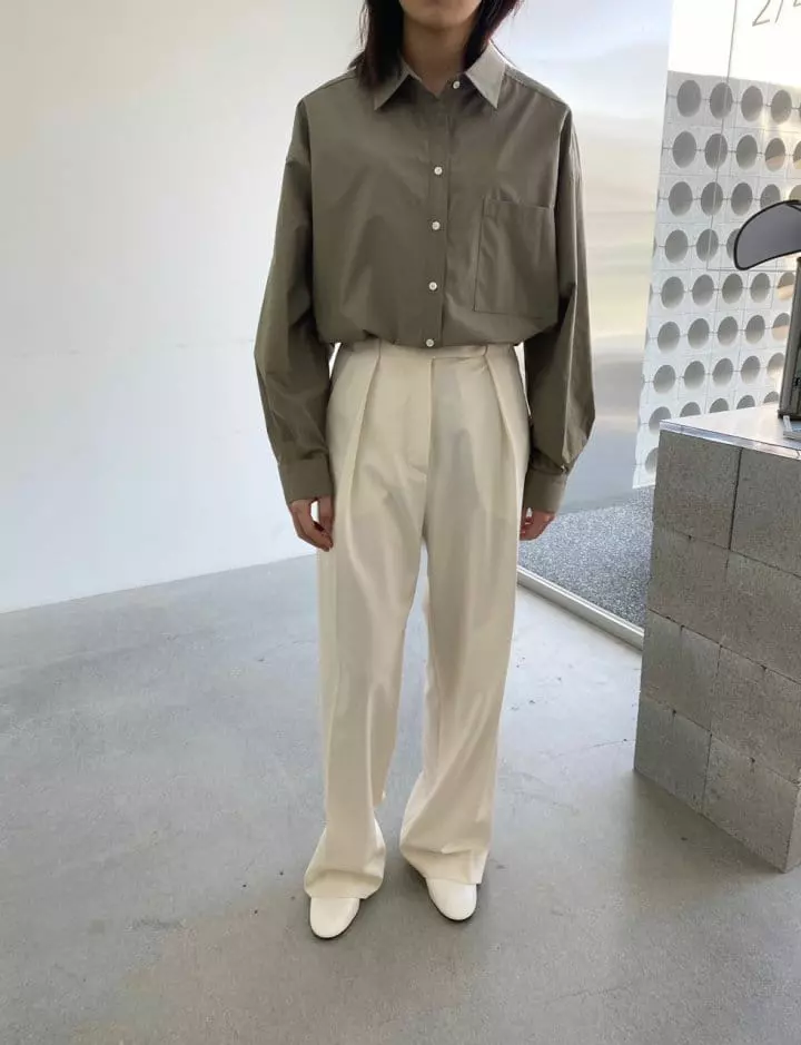 Woodsage - Korean Women Fashion - #momslook - Boxy Shirt - 4