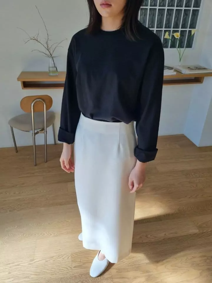 Woodsage - Korean Women Fashion - #womensfashion - Sand Long Tee - 2