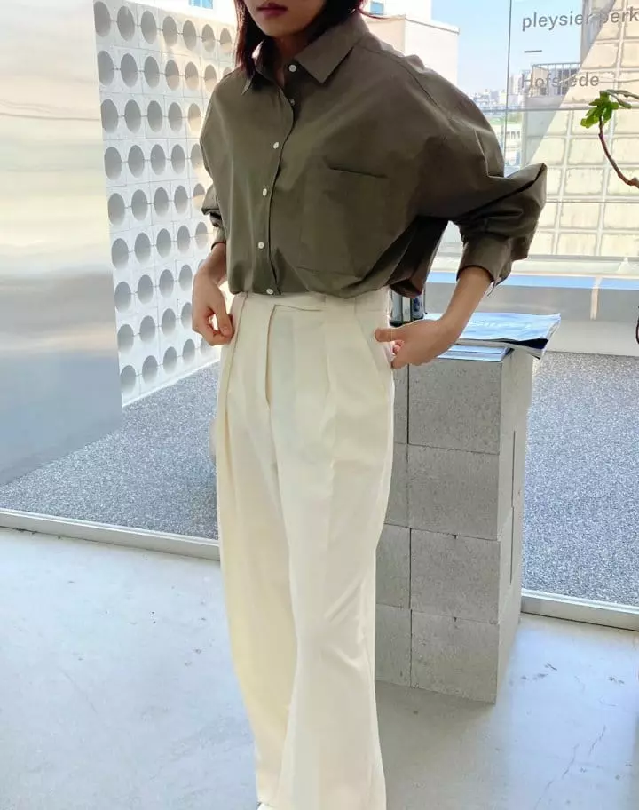 Woodsage - Korean Women Fashion - #womensfashion - Wide Pants - 3
