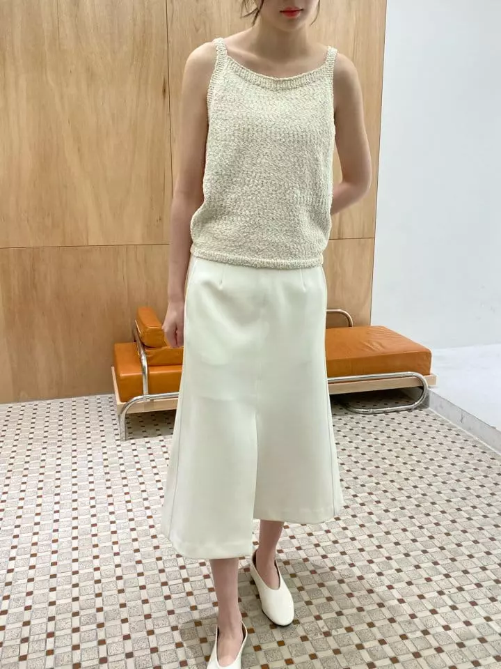 Woodsage - Korean Women Fashion - #momslook - Bubble Sleeveless Tee - 4