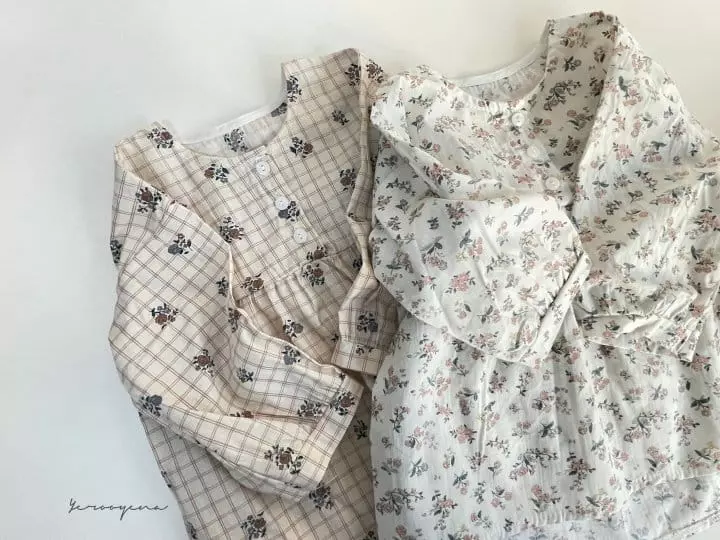 Yerooyena - Korean Children Fashion - #designkidswear - Gamsung Flower Pajama - 4