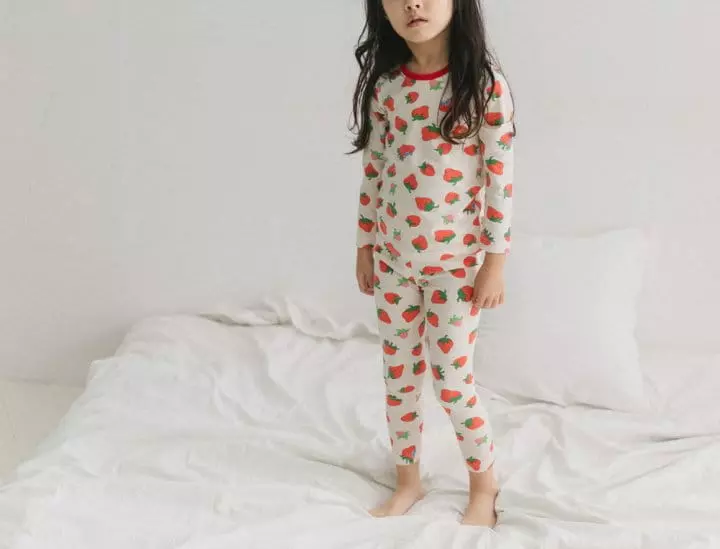 Yerooyena - Korean Children Fashion - #todddlerfashion - Strawberry Easywear - 12