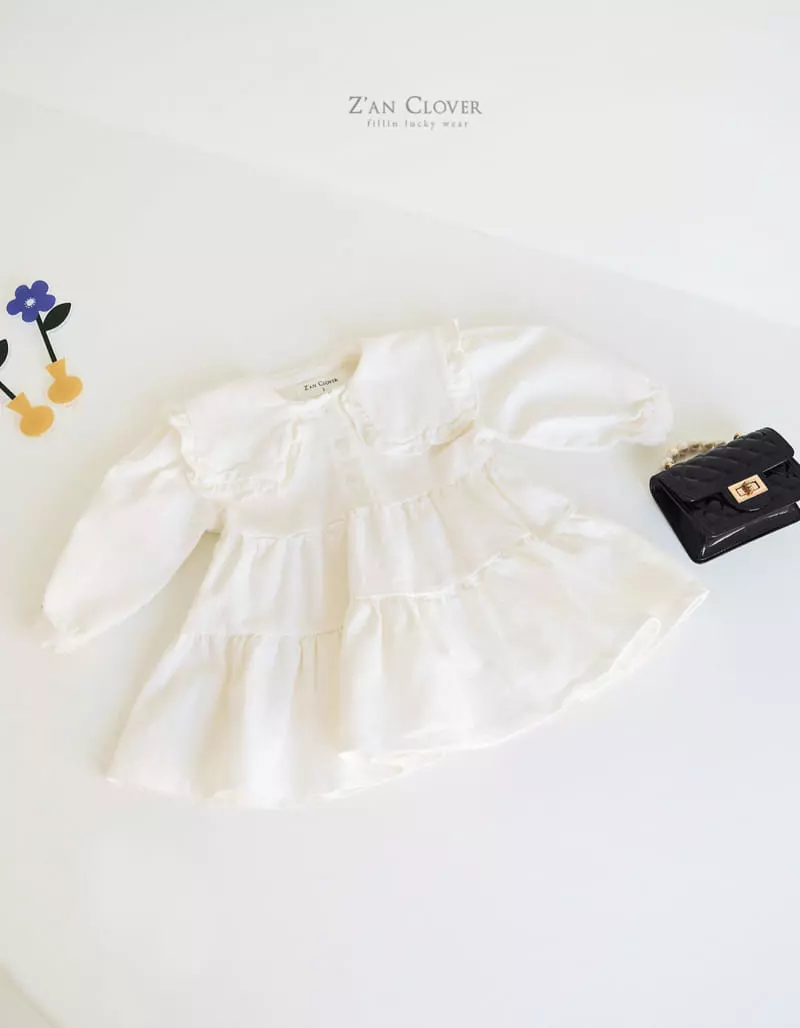 Zan Clover - Korean Children Fashion - #designkidswear - Frill One-piece - 10