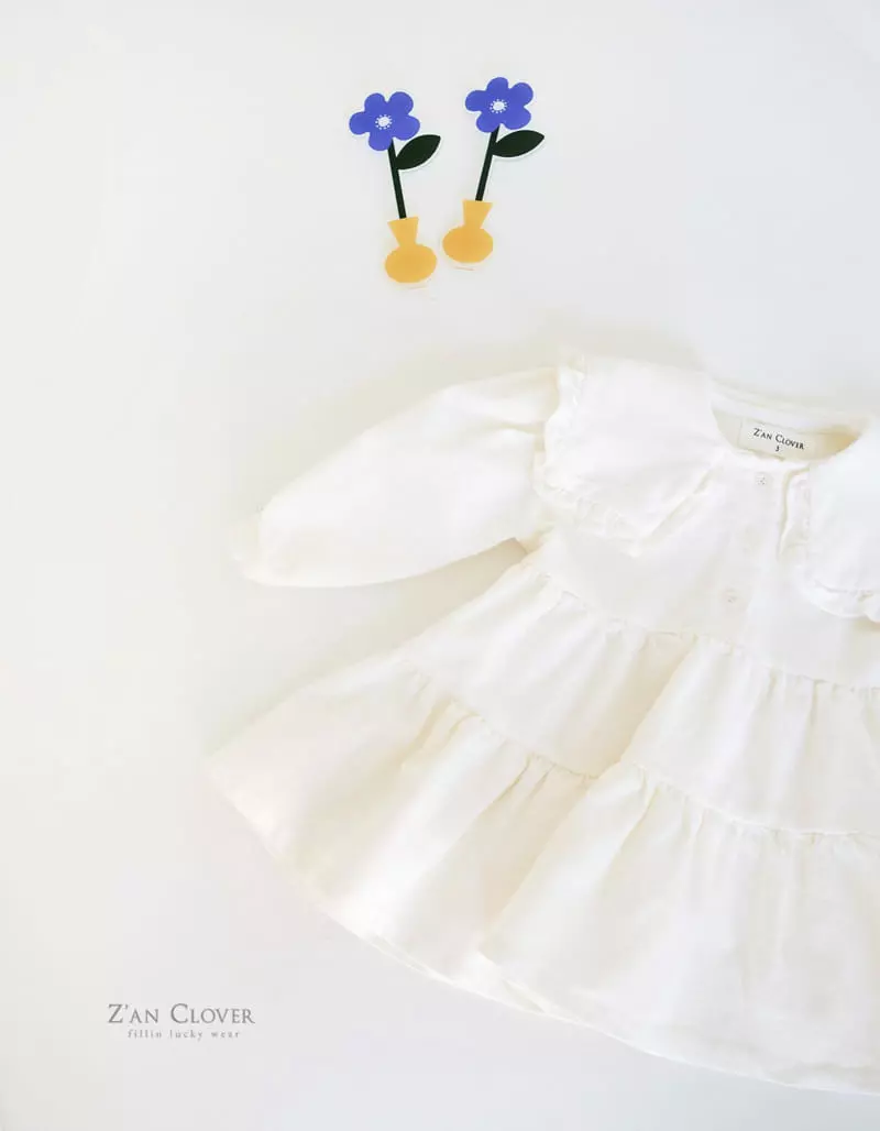 Zan Clover - Korean Children Fashion - #discoveringself - Frill One-piece - 11