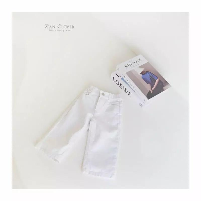 Zan Clover - Korean Children Fashion - #kidzfashiontrend - Straight Cotton Pants