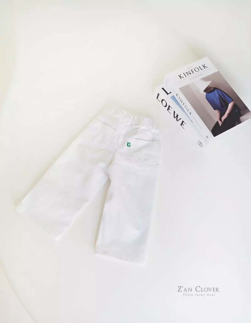 Zan Clover - Korean Children Fashion - #minifashionista - Straight Cotton Pants - 5