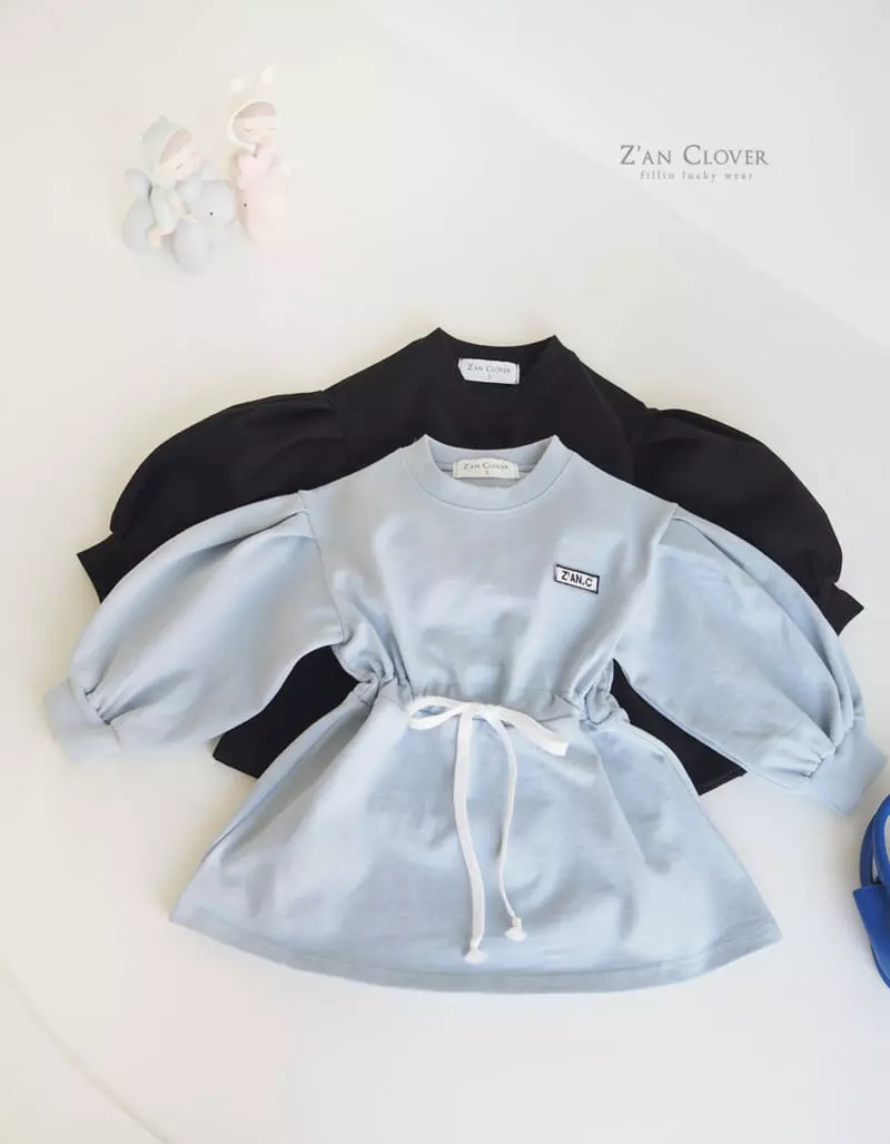 Zan Clover - Korean Children Fashion - #minifashionista - Puff One-piece - 2