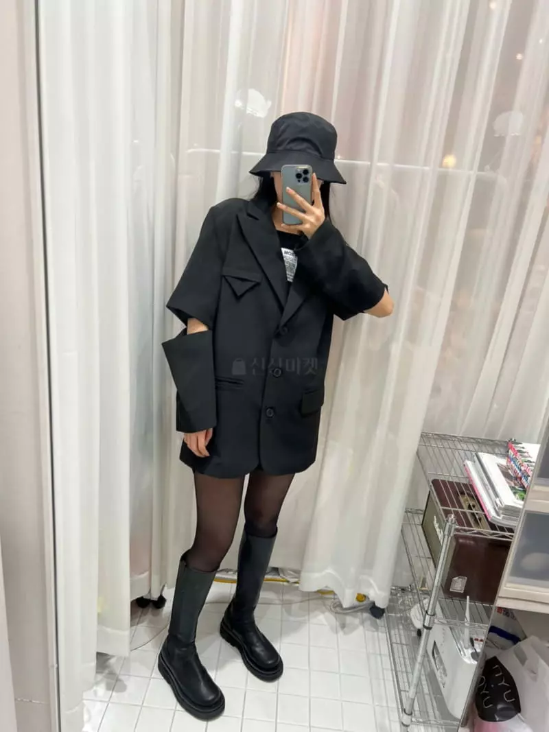 Zipper - Korean Women Fashion - #momslook - Open Jacket