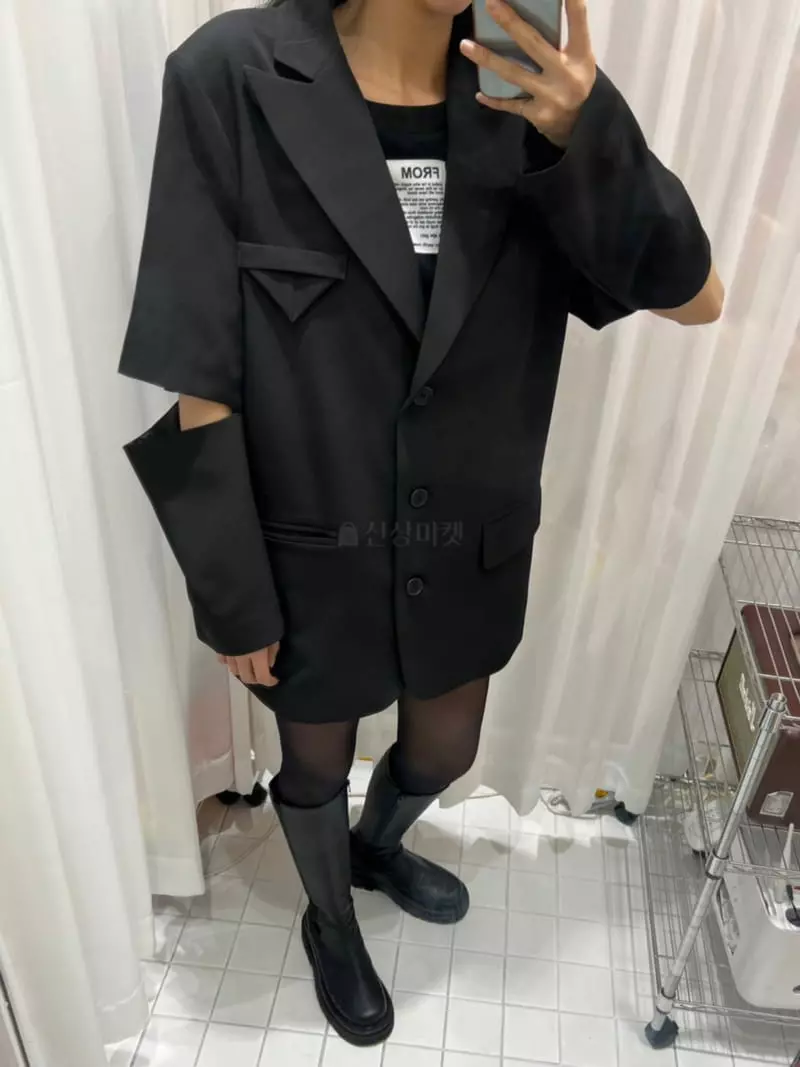 Zipper - Korean Women Fashion - #momslook - Open Jacket - 2