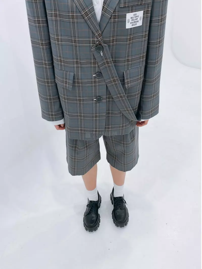 Zipper - Korean Women Fashion - #pursuepretty - Check Pintuck Pants - 4