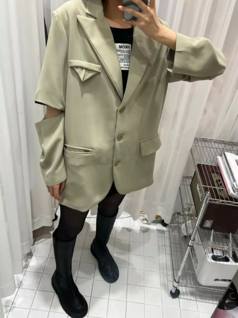 Zipper - Korean Women Fashion - #womensfashion - Open Jacket - 3