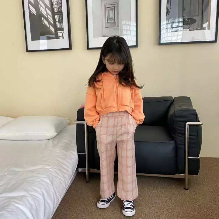 Zukini - Korean Children Fashion - #prettylittlegirls - Check Check Pants - 4