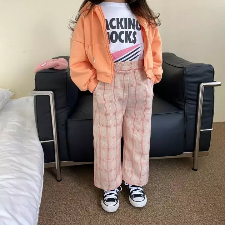Zukini - Korean Children Fashion - #childofig - Check Check Pants - 5