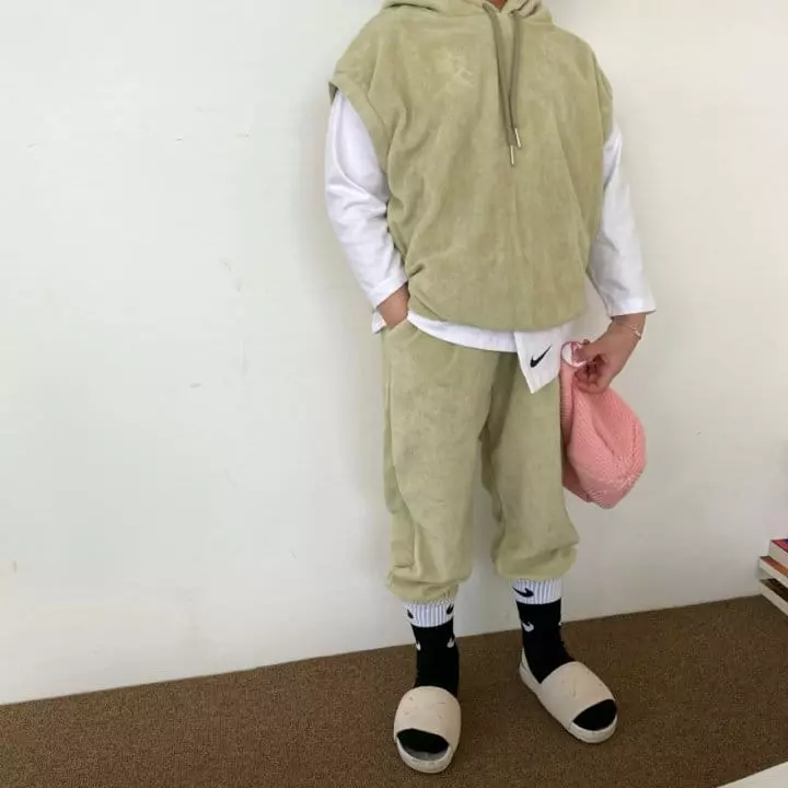 Zukini - Korean Children Fashion - #childrensboutique - Hoody Top Bottom Set - 5