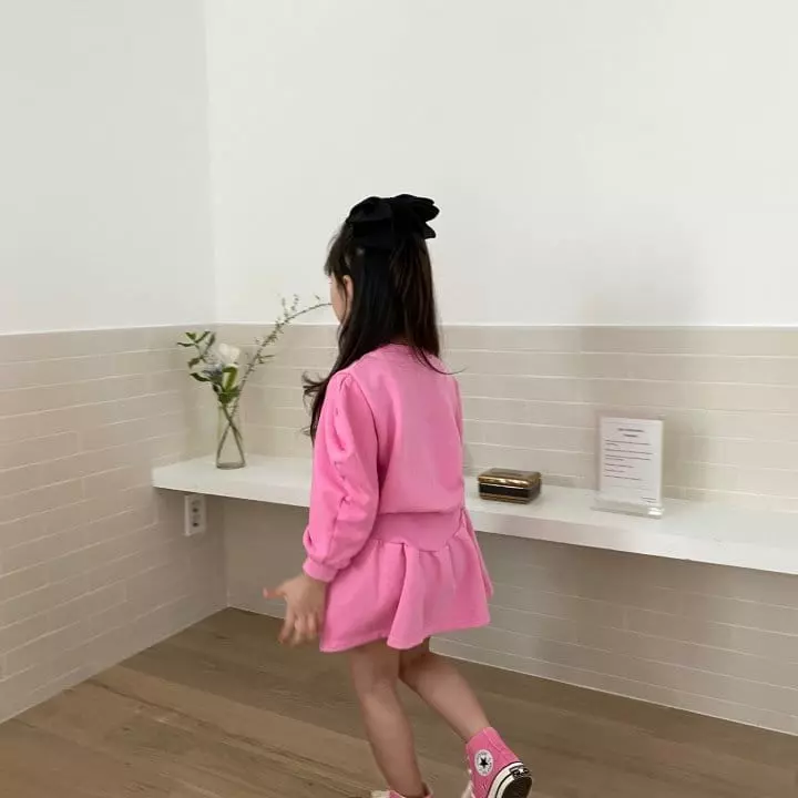 Zukini - Korean Children Fashion - #childrensboutique - Puff Top Bottom Set - 2