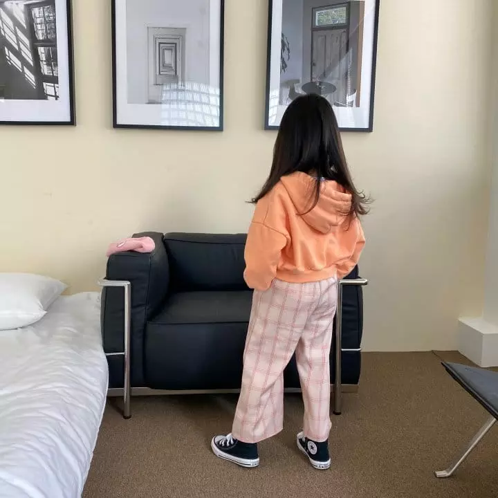Zukini - Korean Children Fashion - #designkidswear - Check Check Pants - 7