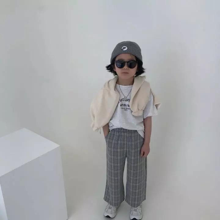 Zukini - Korean Children Fashion - #fashionkids - Check Check Pants - 9