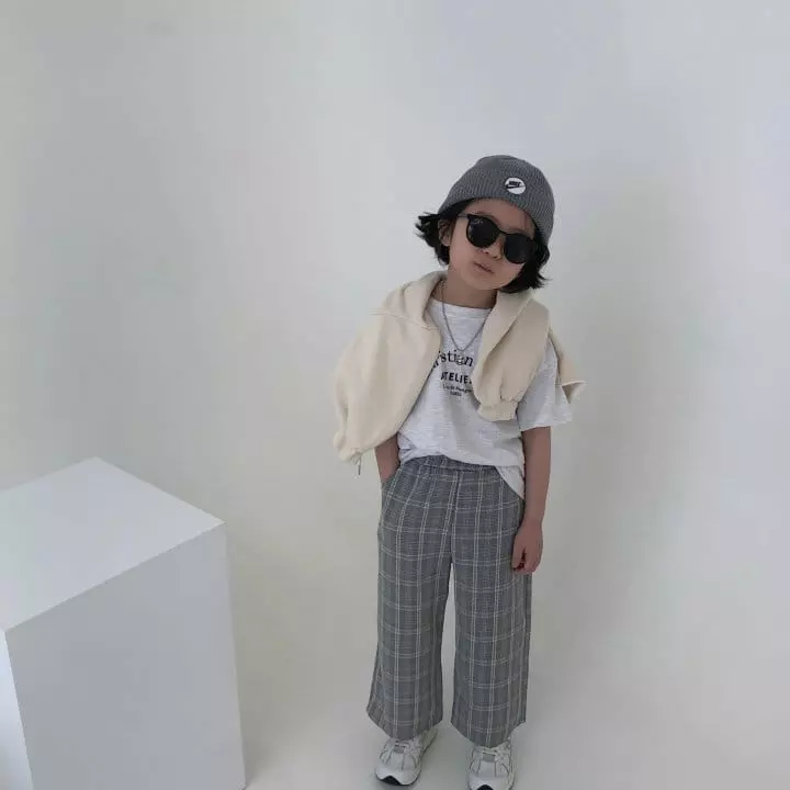 Zukini - Korean Children Fashion - #kidsshorts - Check Check Pants - 10