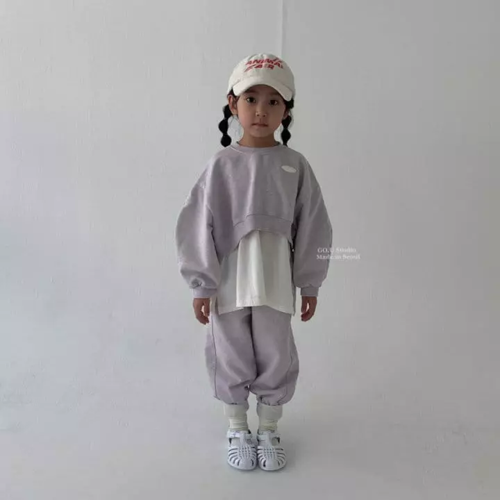 go;u - Korean Children Fashion - #childrensboutique - Crop Sweatshirt with Mom - 4