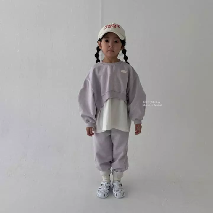 go;u - Korean Children Fashion - #discoveringself - Crop Sweatshirt with Mom - 5