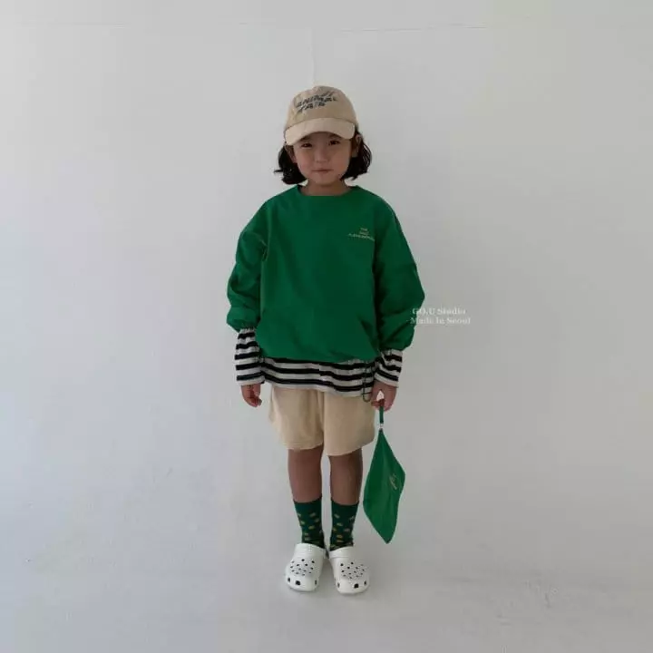 go;u - Korean Children Fashion - #littlefashionista - Wind Sweatshirt with Bag - 3