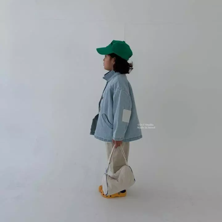 go;u - Korean Children Fashion - #prettylittlegirls - Special Denim Jacket - 2