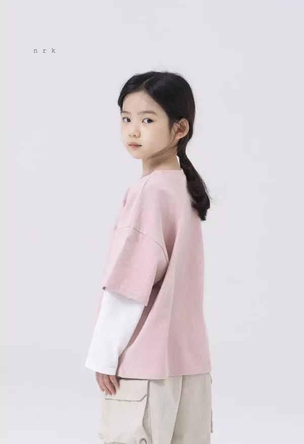 nrk - Korean Children Fashion - #Kfashion4kids - Layered Color Tee - 6
