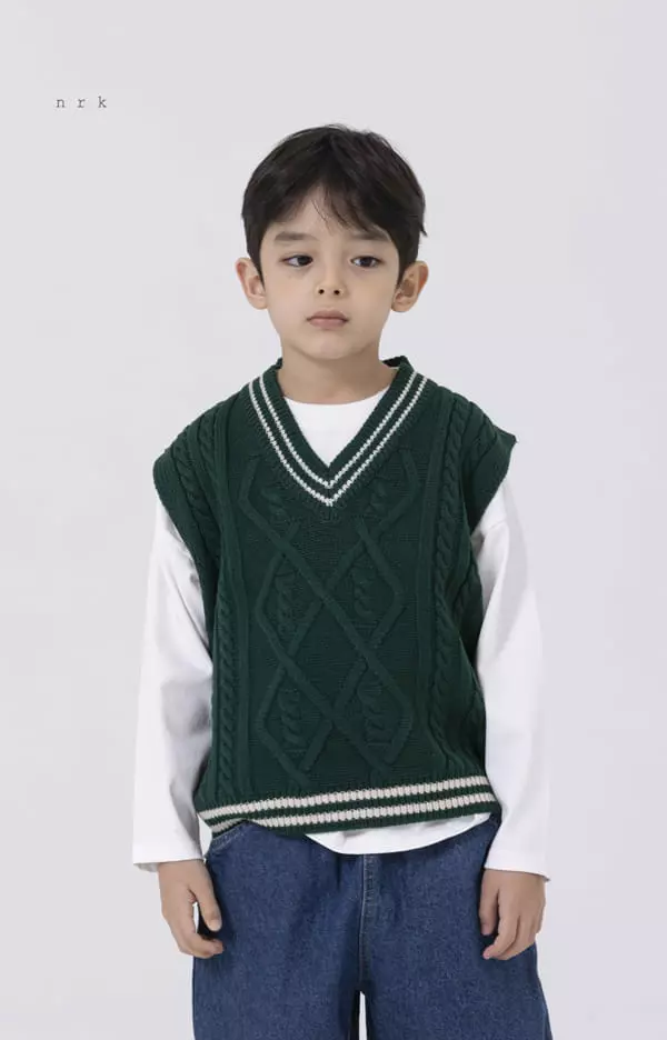 nrk - Korean Children Fashion - #childrensboutique - School Look Vest - 10
