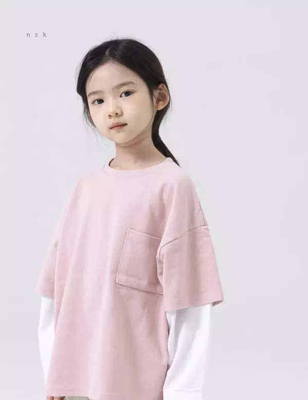 nrk - Korean Children Fashion - #fashionkids - Layered Color Tee - 2