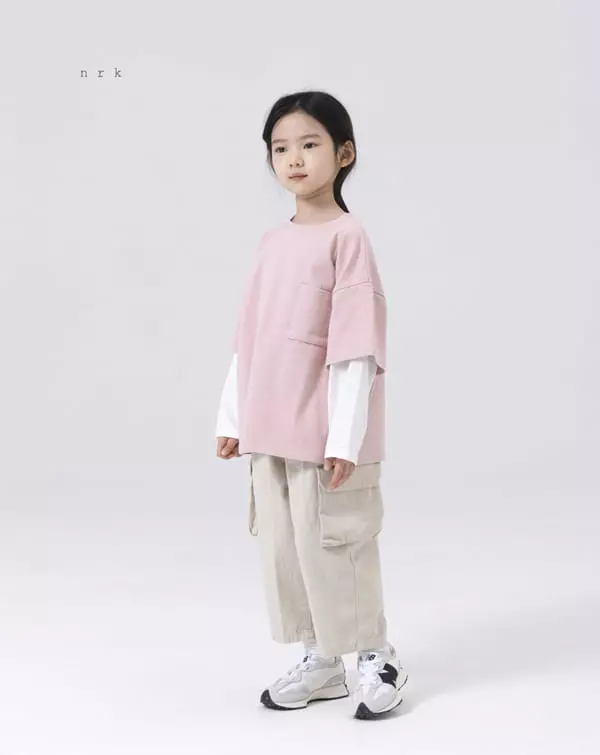 nrk - Korean Children Fashion - #fashionkids - Twill Cargo Pants - 4