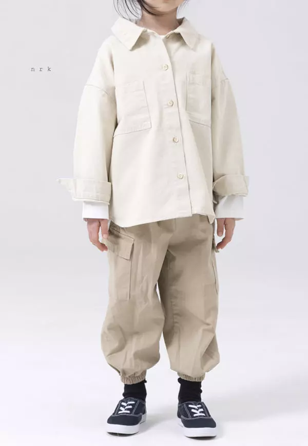 nrk - Korean Children Fashion - #kidsshorts - Twill Shirt - 2