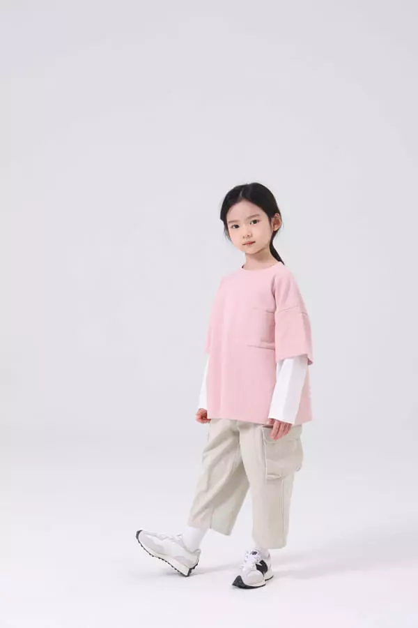nrk - Korean Children Fashion - #kidsstore - Twill Cargo Pants - 5