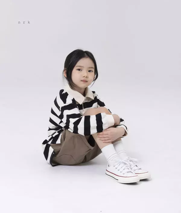 nrk - Korean Children Fashion - #kidsstore - Stripes Collar Tee - 6
