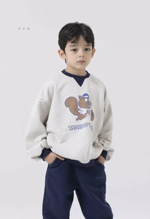 nrk - Korean Children Fashion - #kidzfashiontrend - Squirrel Top Bottom Set - 12