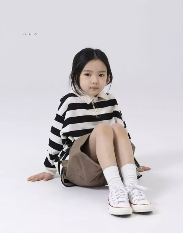 nrk - Korean Children Fashion - #kidzfashiontrend - Stripes Collar Tee - 7