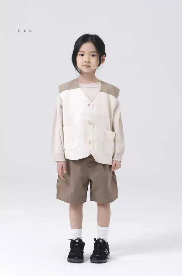 nrk - Korean Children Fashion - #kidzfashiontrend - Vintage Vest - 3