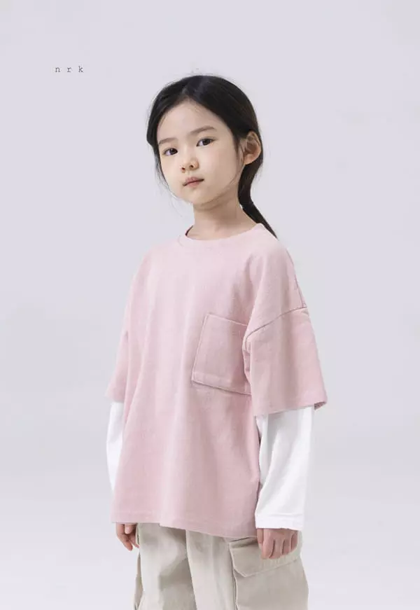 nrk - Korean Children Fashion - #littlefashionista - Layered Color Tee - 7