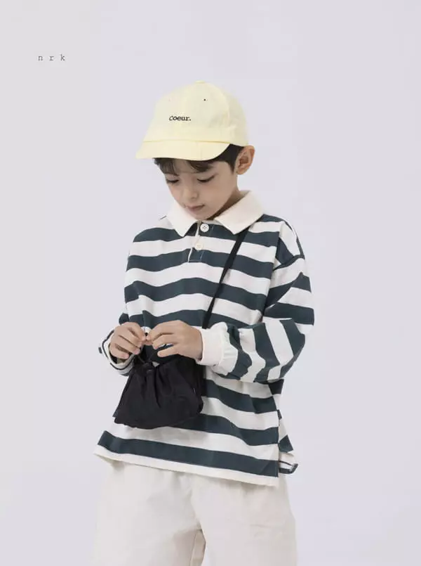 nrk - Korean Children Fashion - #magicofchildhood - Stripes Collar Tee - 10
