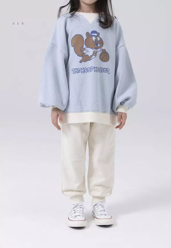 nrk - Korean Children Fashion - #minifashionista - Squirrel Top Bottom Set - 2