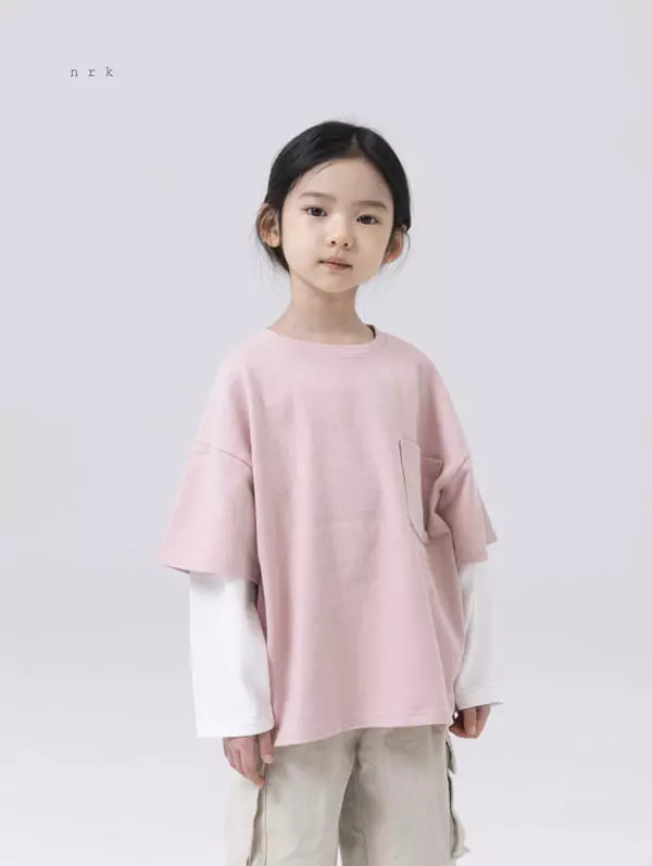 nrk - Korean Children Fashion - #minifashionista - Layered Color Tee - 9