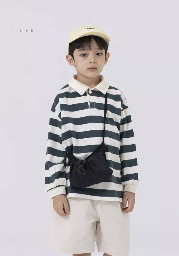 nrk - Korean Children Fashion - #prettylittlegirls - Stripes Collar Tee - 12