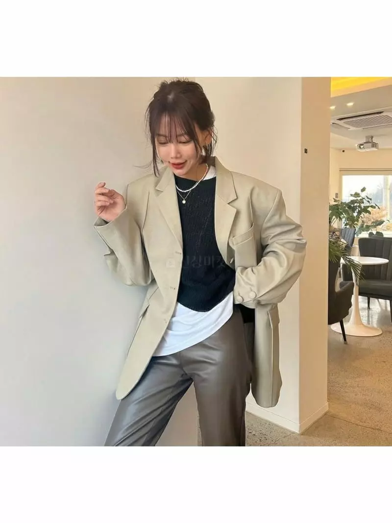 140 Avenue - Korean Women Fashion - #romanticstyle - Pintuck Jacket - 2