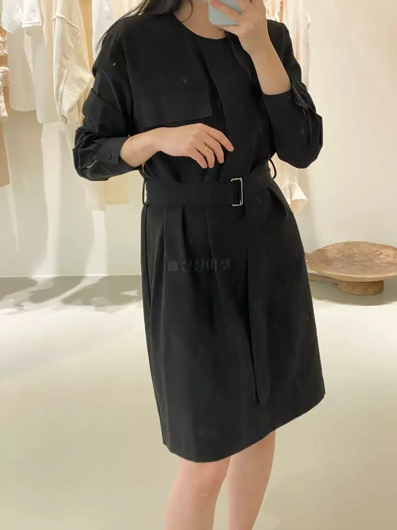 1968 - Korean Women Fashion - #womensfashion - Round Belt One-piece - 2