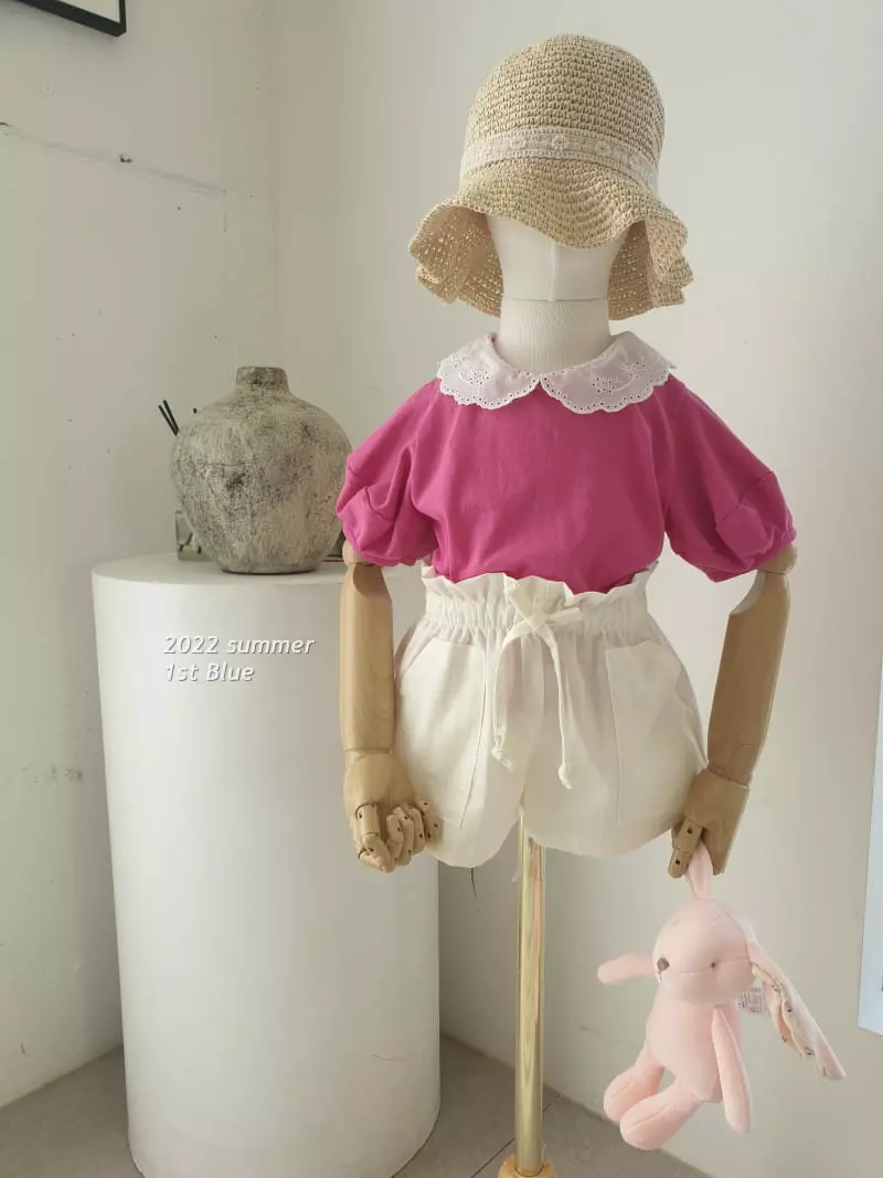 1st Blue - Korean Children Fashion - #todddlerfashion - Summer Shorts - 3