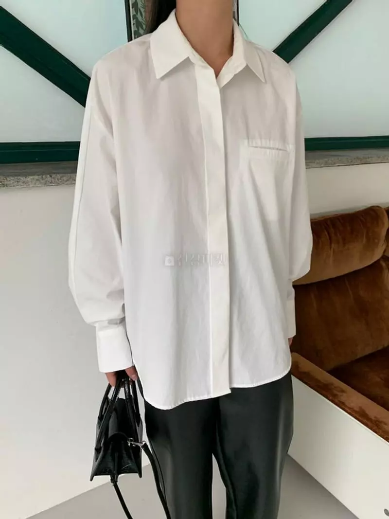 Ala Mode - Korean Women Fashion - #momslook - Plip Shirt - 4