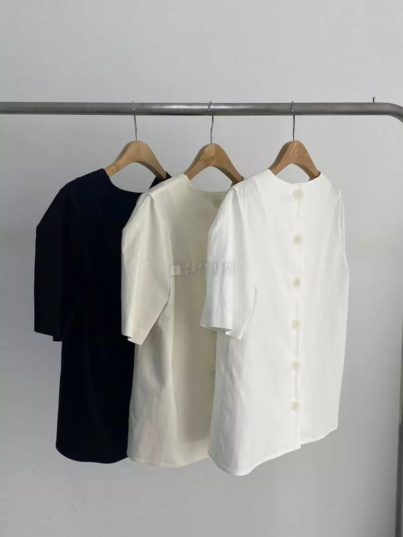 Ala Mode - Korean Women Fashion - #momslook - Bud Blouse - 3
