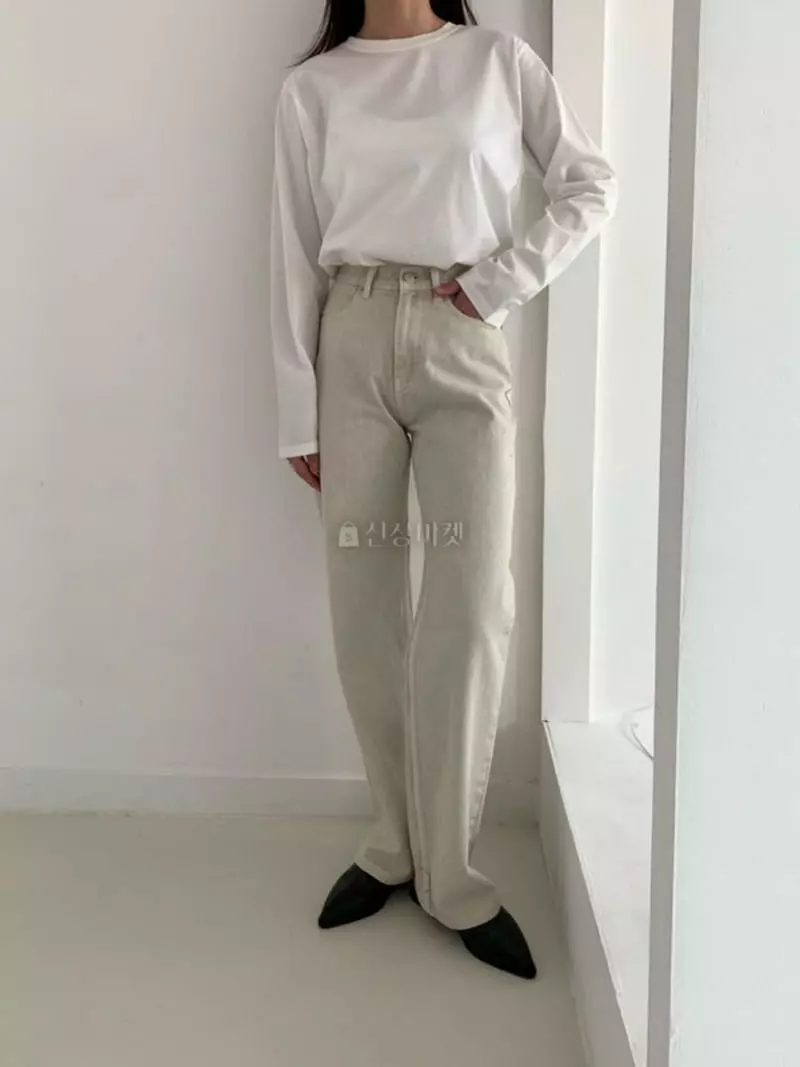 Ala Mode - Korean Women Fashion - #momslook - Gament Jeans