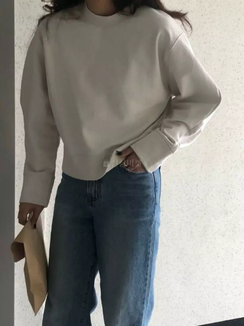 Ala Mode - Korean Women Fashion - #pursuepretty - Wave Sweatshirt